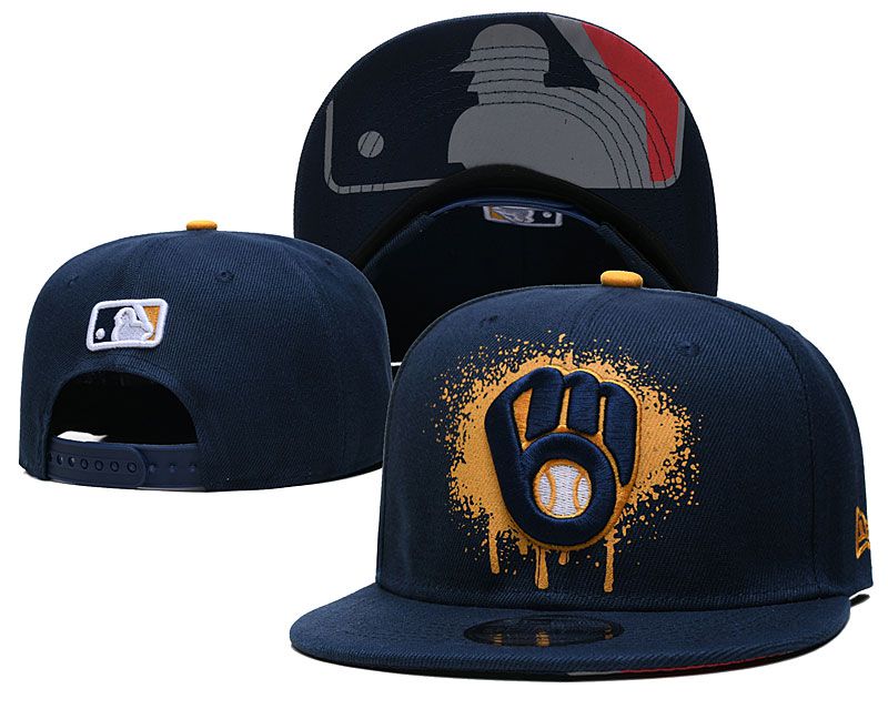 2021 MLB Milwaukee Brewers Hat GSMY 0725->mlb hats->Sports Caps